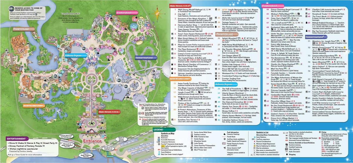 Disney hartë të Botës Orlando