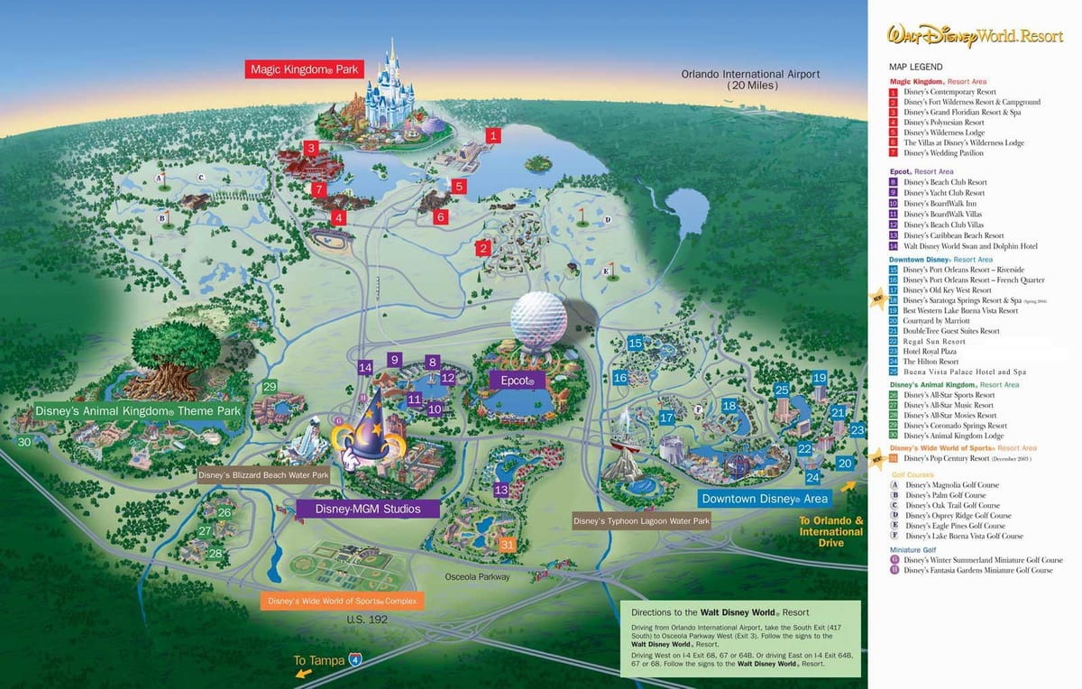 harta e Disney World