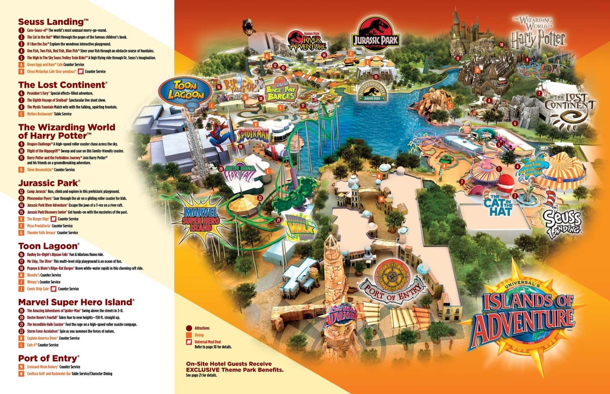 Universal Studios harta e Harry Potter