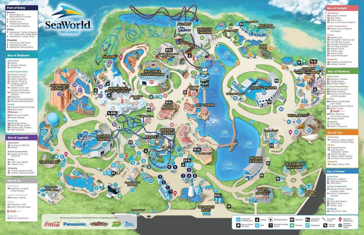 harta e Seaworld